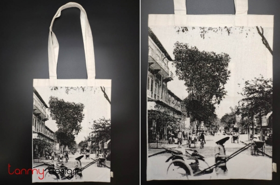 Tote bag printed with Dong Khoi street